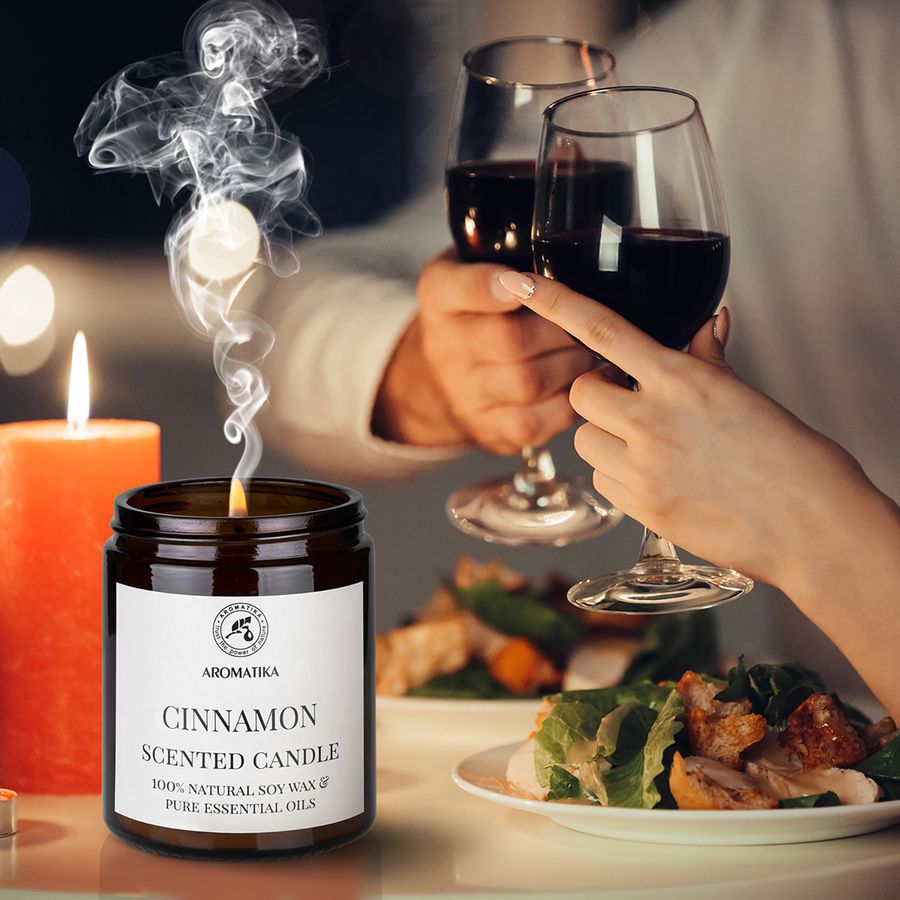 Свічка ароматична «Cinnamon» 150 г Ароматика