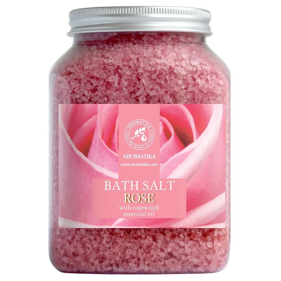 Соль для ванн «Роза» 1200 г Ароматика