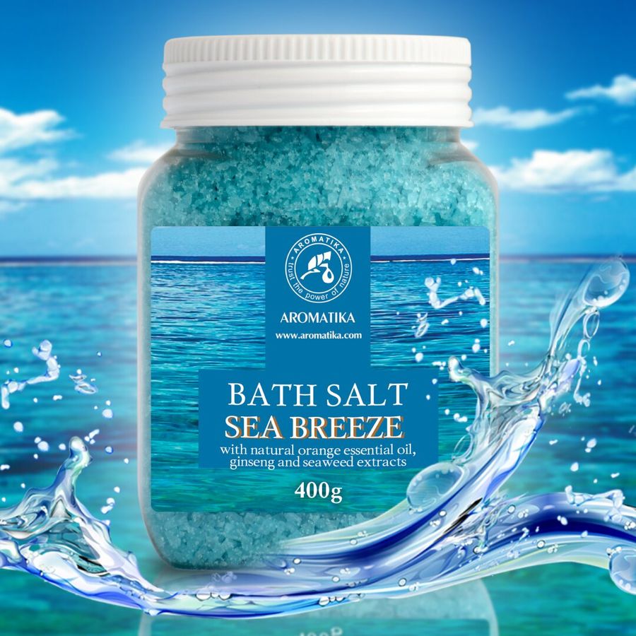 Набор солей для ванн «Морской бриз», «Иланг-иланг», «Лаванда» 3 шт x 400 г Ароматика