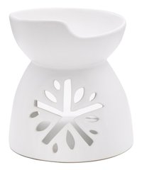 Аромалампа керамічна «Квітка Сходу» біла