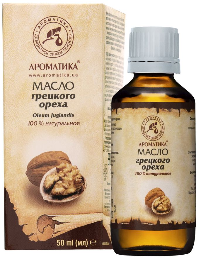 Растительное масло грецкого ореха 50 мл Ароматика