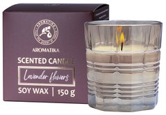 Свічка ароматична «Lavender flowers» 150 г Ароматика